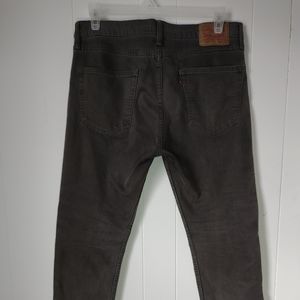Levi's 502 Taper Fit W34xL30 Grey Stretch Jeans